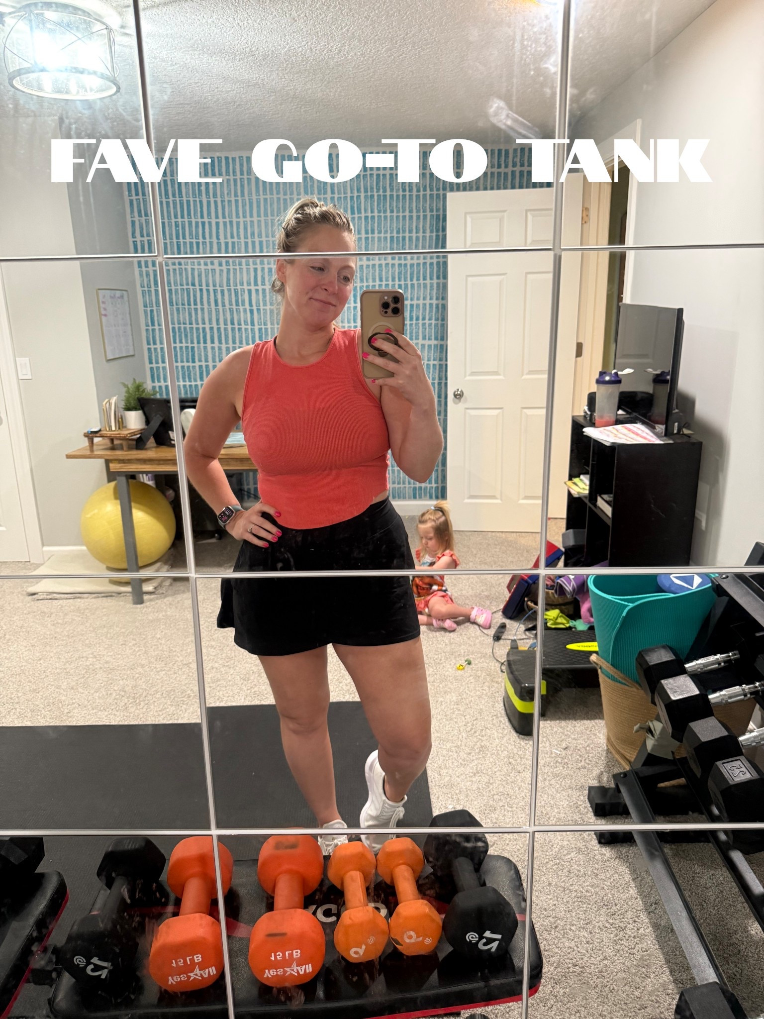 I’ve been living in this American Eagle tank top—it’s buttery soft, holds up during workouts, and still cute enough to run errands or grab iced coffee.
Whether you’re heading to the gym or styling it with Jean shorts and sneakers, this tank is a summer staple I reach for daily.
Tagged an alternative option too since stock is low at AE!
Wearing size M for reference—linked it in my LTK with my favorite colors and dupes!

#LTKFindsUnder50 #LTKActive #LTKMidsize