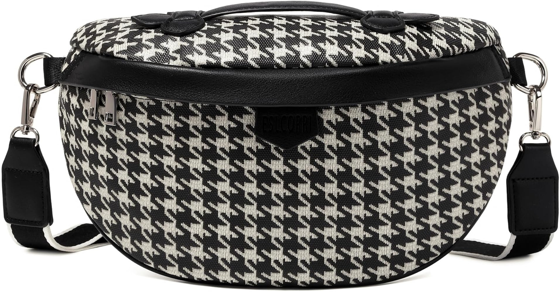 Eslcorri Crossbody Bags for Women - Fashion Sling Purse Shoulder Bag Fanny Pack Leather Causal Ch... | Amazon (US)