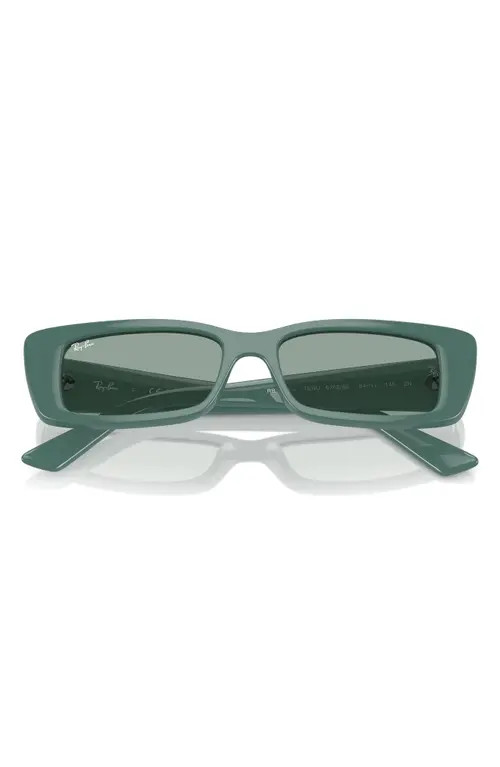 Ray-Ban Teru 54mm Rectangular Sunglasses in Dark Green at Nordstrom | Nordstrom