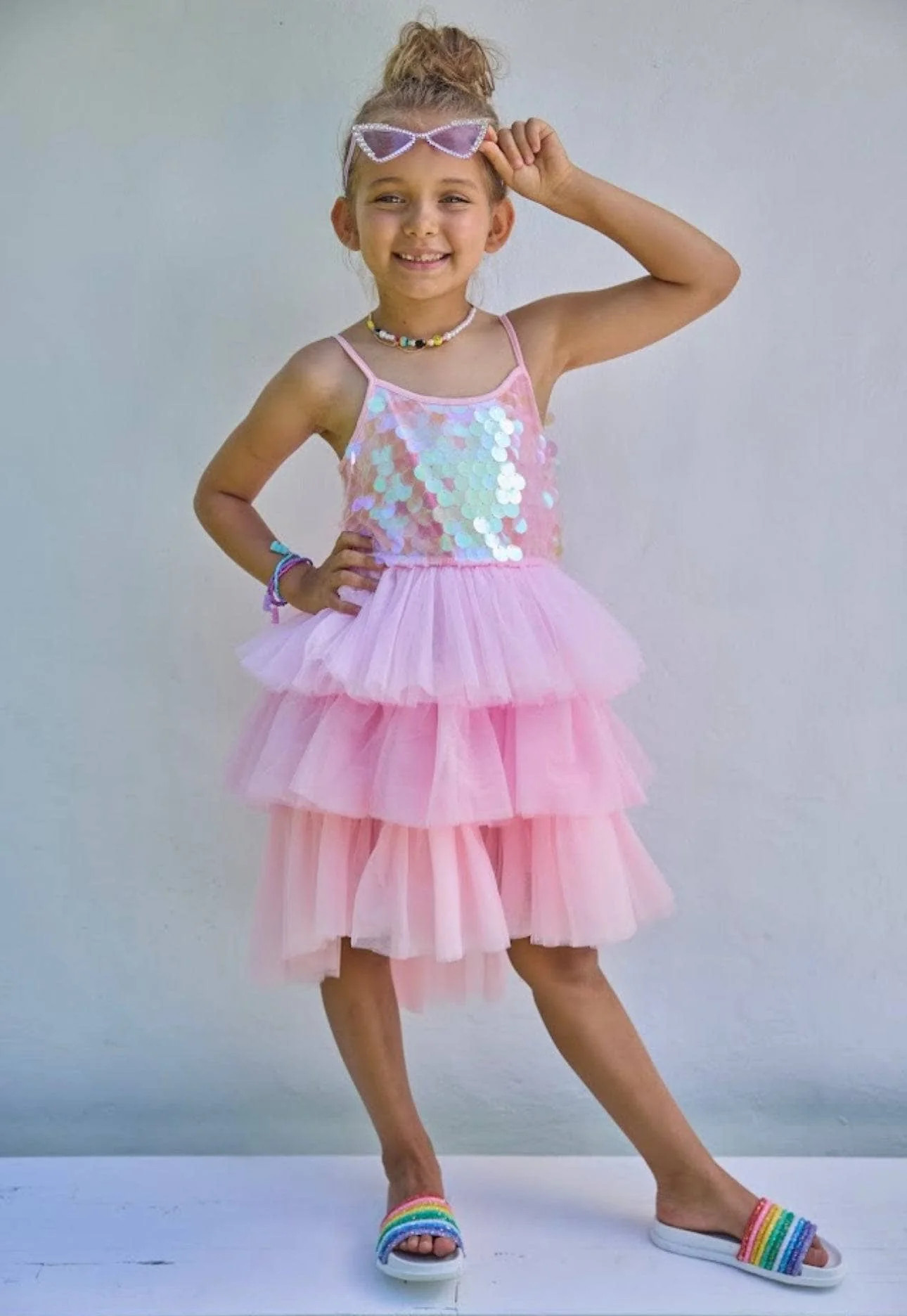 Rose Magic Paillette Dress | Lola + The Boys