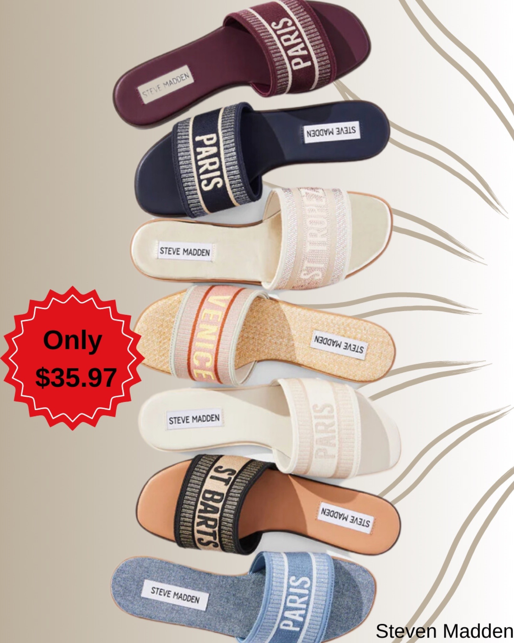 Flat shoes is never too much! Specially when is beautiful, comfortable and on sale 🤩


#stevemadden #flatshoes #ltkfind #ltksale #ltktravel #ltkgift 

#LTKfindsunder100 #LTKGiftGuide #LTKshoecrush