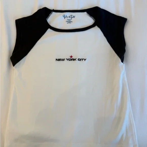 John Galt Black and White New York City Tee | Poshmark