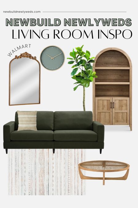 Loving this living room inspiration with affordable pieces from Walmart! Especially that green couch! 😍

#LTKHome #LTKxWalmart