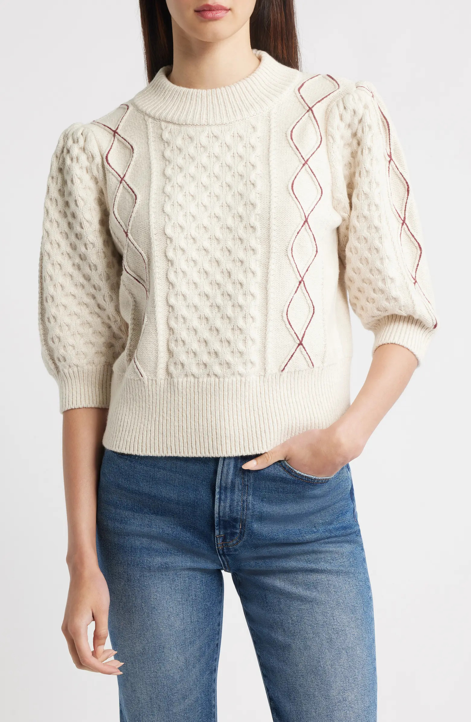 Addy Cable Stitch Sweater | Nordstrom