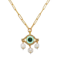 Freya Evil Eye Necklace | Sequin