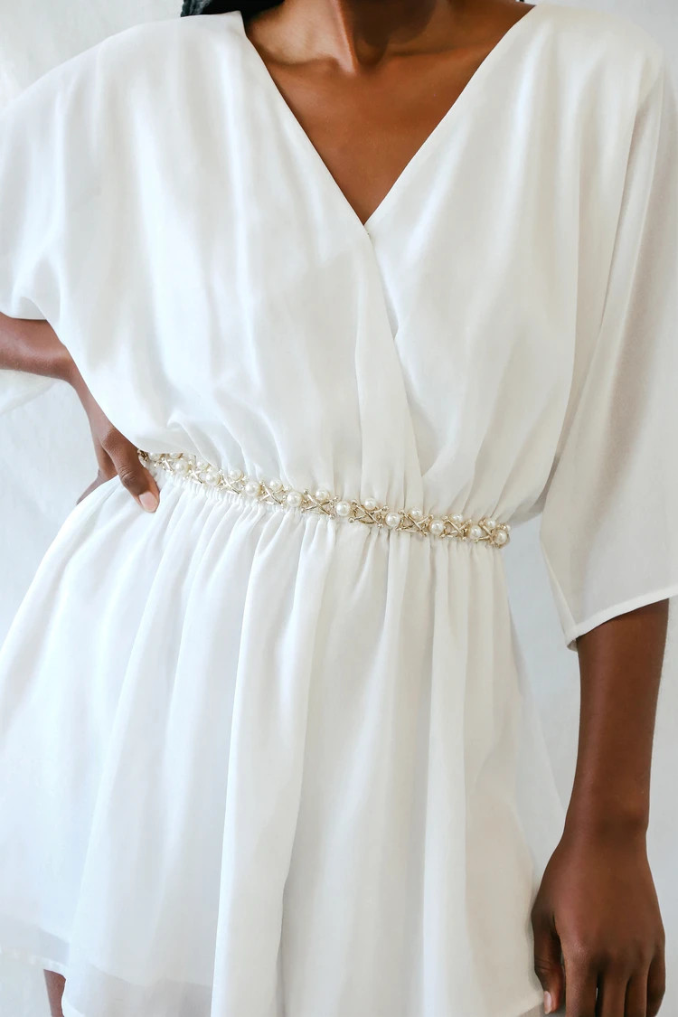 Treasure Your Love Gold and Pearl Chain Belt | Lulus (US)