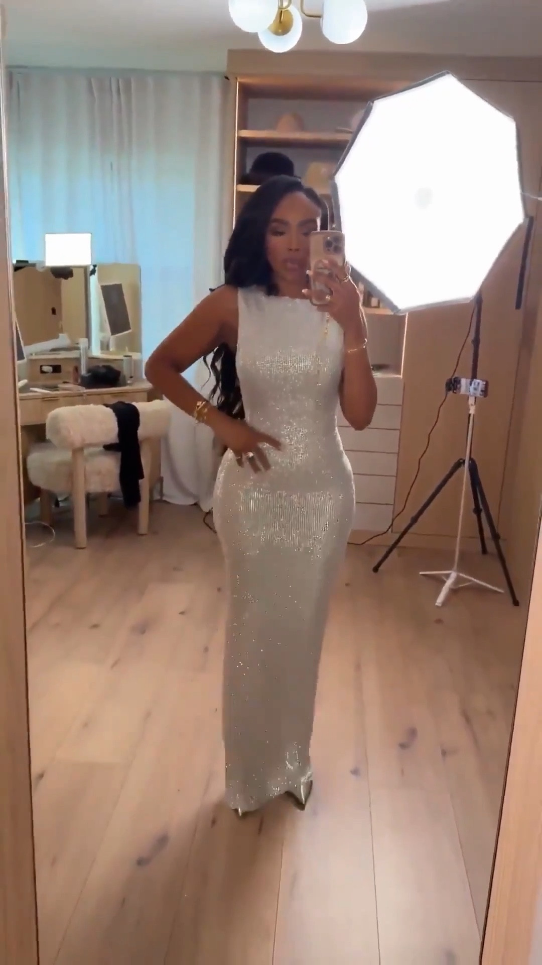 Scroll to shop this glamorous sequin evening dress. Perfect for weddings, formal events, or a chic night out. ✨

#LTKWedding #LTKgrwm #LTKPetite