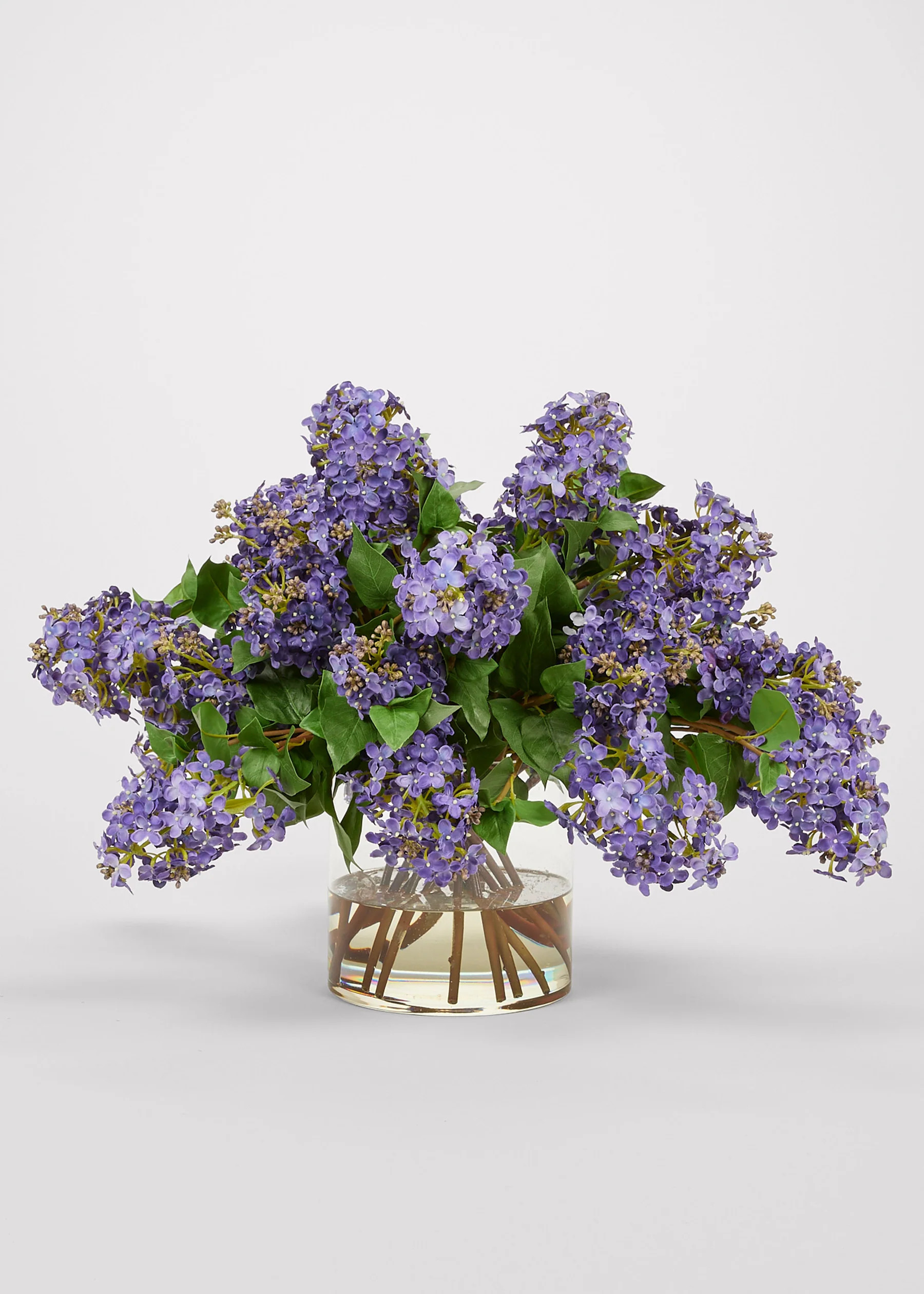 Purple Lilacs in Vase | Artificial Flower Arrangements at Afloral.com | Afloral