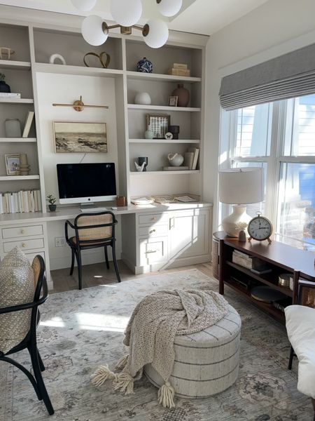 The perfect rug to freshen up our home office! Love this Magnolia Homes by Joanna Gaines x Loloi Millie—MIE 02 area rug. The prettiest blue, greys, golds, and neutrals! 

Area rug, rug, Loloi, magnolia home, Joanna gaines, Home office, home decor

#LTKSeasonal #LTKhome #LTKstyletip