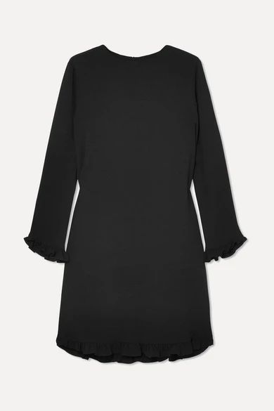 Ruffled crepe mini dress | NET-A-PORTER (UK & EU)