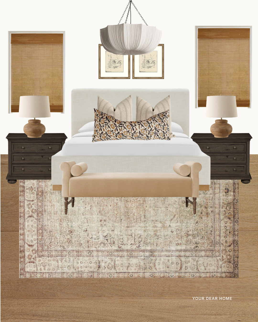 An easy spring bedroom refresh with airy layers, soft tones, and just enough warmth to make it feel complete ✨ 

 #LTKSeasonal #LTKHome