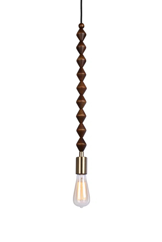 Alshain Beaded Swag 1-Light Mini Pendant | Wayfair North America