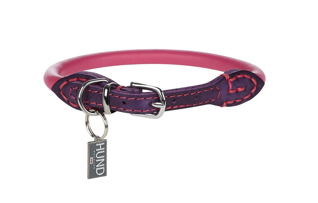 Rolled Leather Dog Collar/large Dogs/extra Strong -italy's Butter Soft Leather (12"-24") - Etsy | Etsy (US)