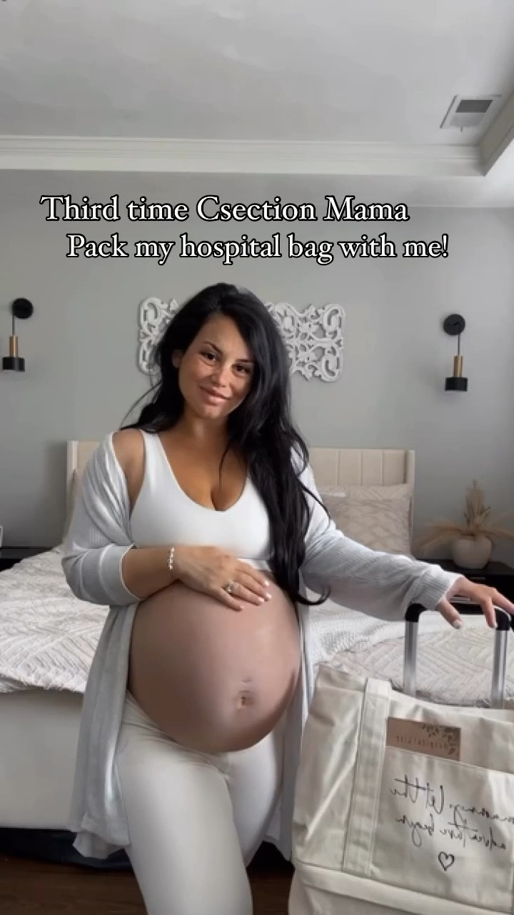 Let's pack my hospital bag together! As a third time Csection mama 🫶🏻

#LTKVideo #LTKBump #LTKBaby