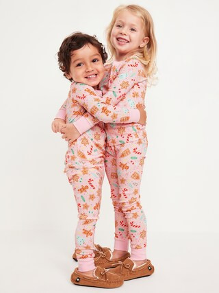 Printed Snug-Fit Pajama Set for Toddler & Baby | Old Navy (US)