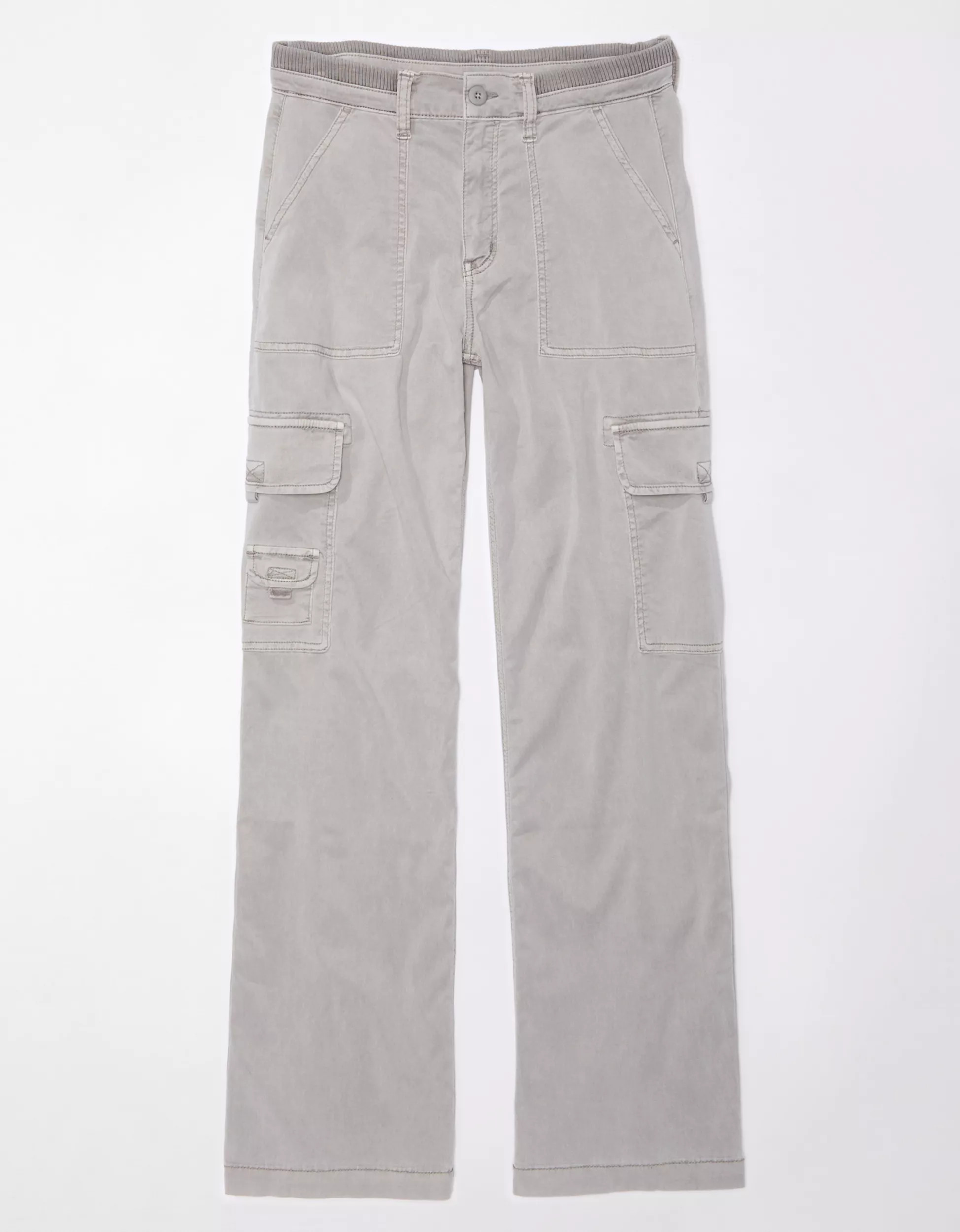 AE Dreamy Drape Stretch Cargo Super High-Waisted Baggy Wide-Leg Pant | American Eagle Outfitters (US & CA)