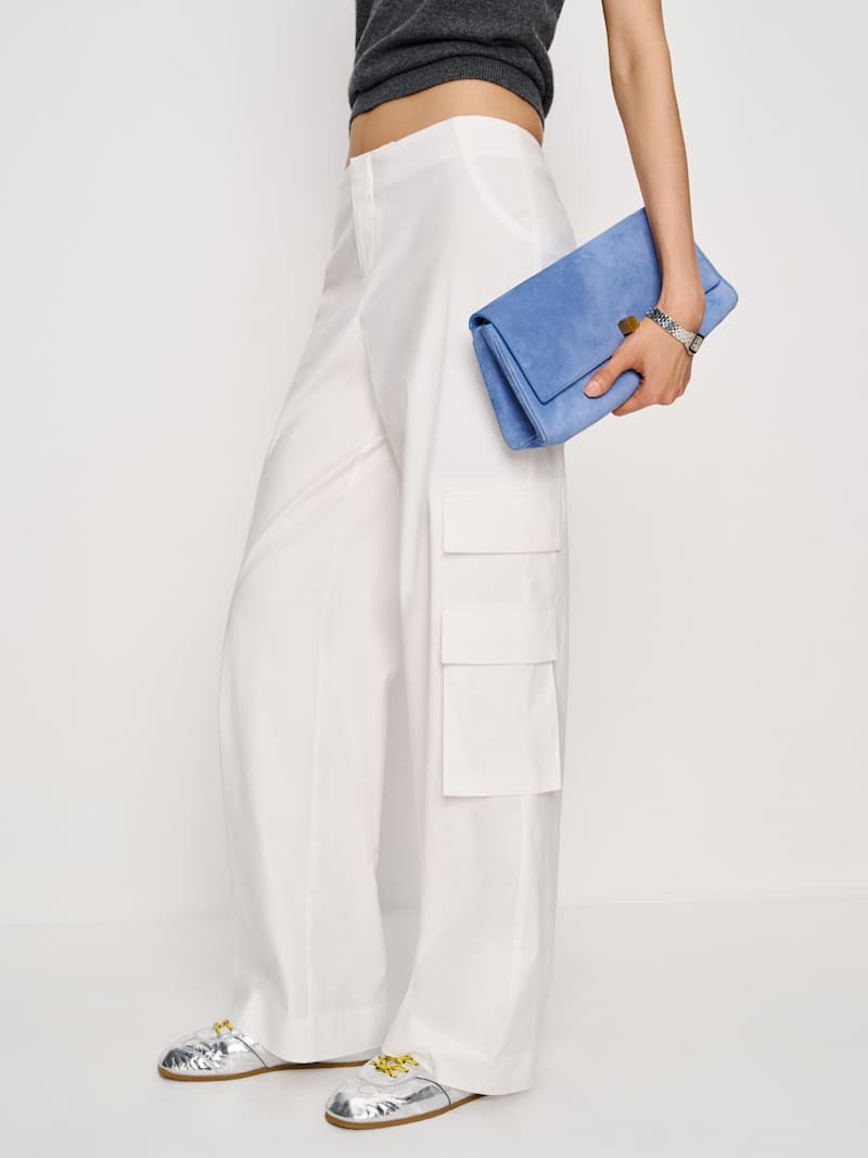 Vida Poplin Low Rise Cargo Pant | Reformation (Global)