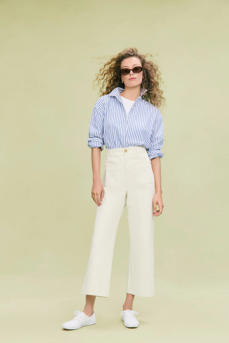 Stone Chino Wide Leg Davis Pants | Tuckernuck (US)