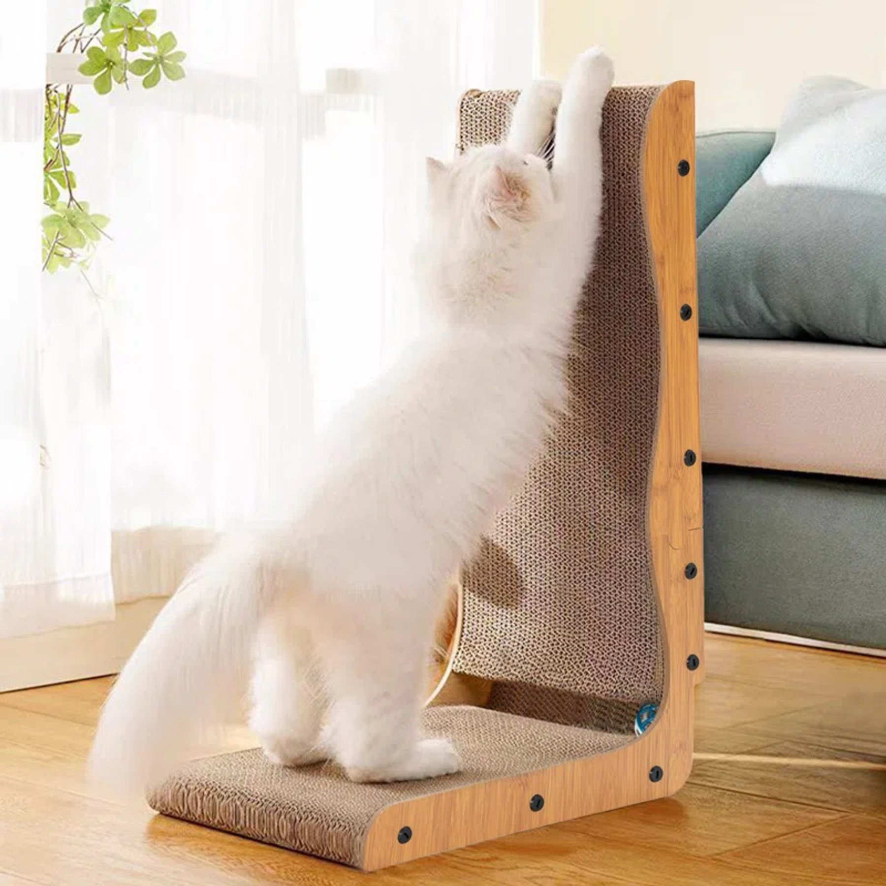 Happy & Polly L Shape Cat Scratcher | Chewy.com