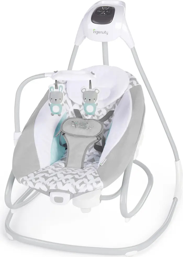 2-in-1 Multi-Direction Compact Vibrating Baby Swing & Rocker | Nordstrom