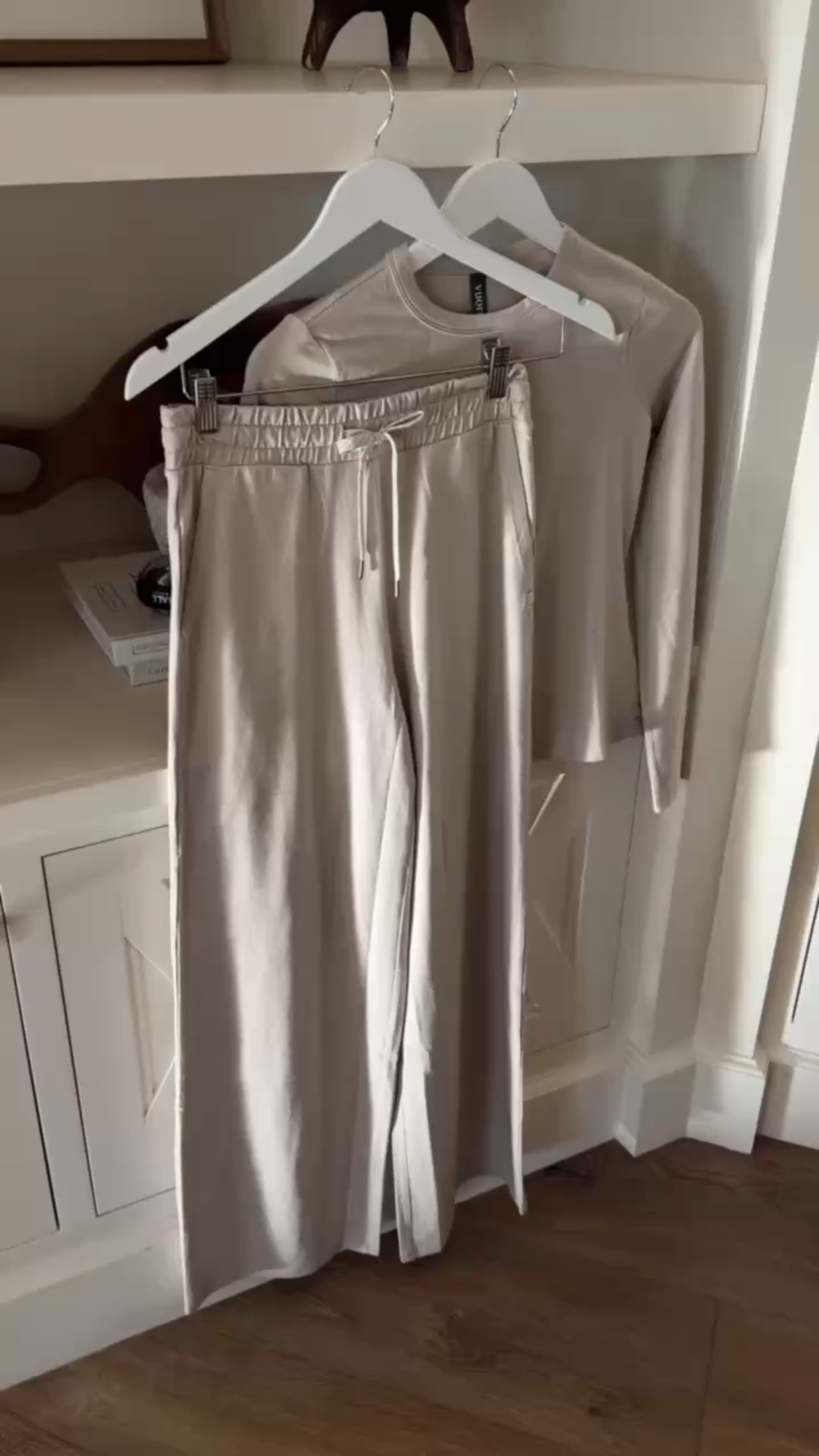 You guys know how much I love my matching sets and Vuori! Their fabric is a 11/10 for comfort and makes me feel confident without compromising comfort. I’m just shy of 5-7” wearing the size XS long sleeve and wide leg pants. Wearing the size small jacket   #vuori

#LTKActive #LTKgrwm #LTKootd