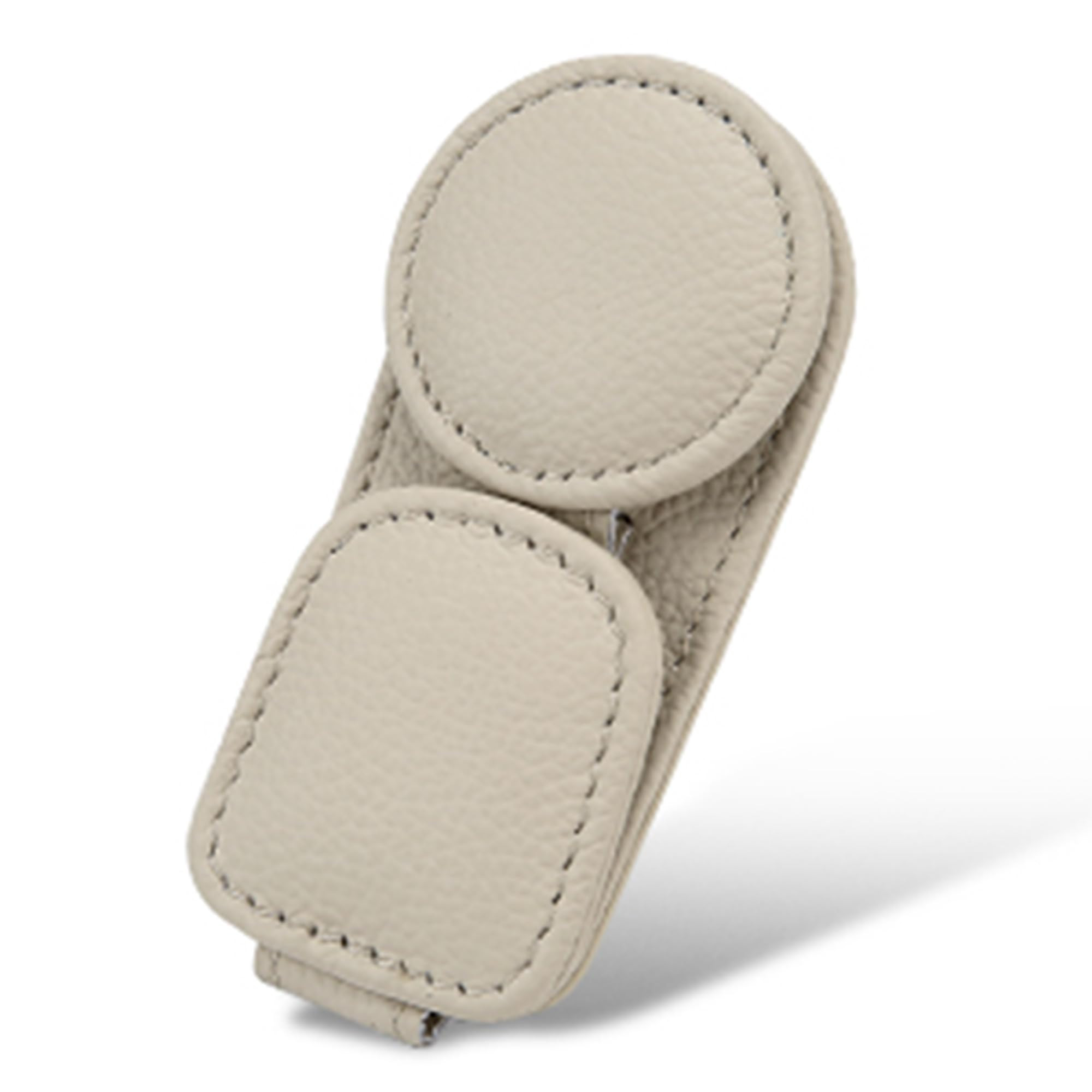 KIWEN Sunglasses Holder for Car Visor, Magnetic Leather Sunglass Eyeglass Hanger Clip for Car Sun... | Amazon (US)