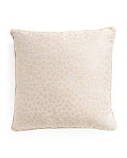24x24 Oversized Textured Leopard Pillow | Marshalls