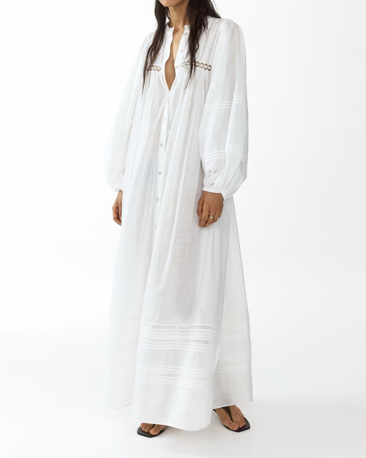 Airy white maxi dress
White dress
Boho style 

#LTKSeasonal