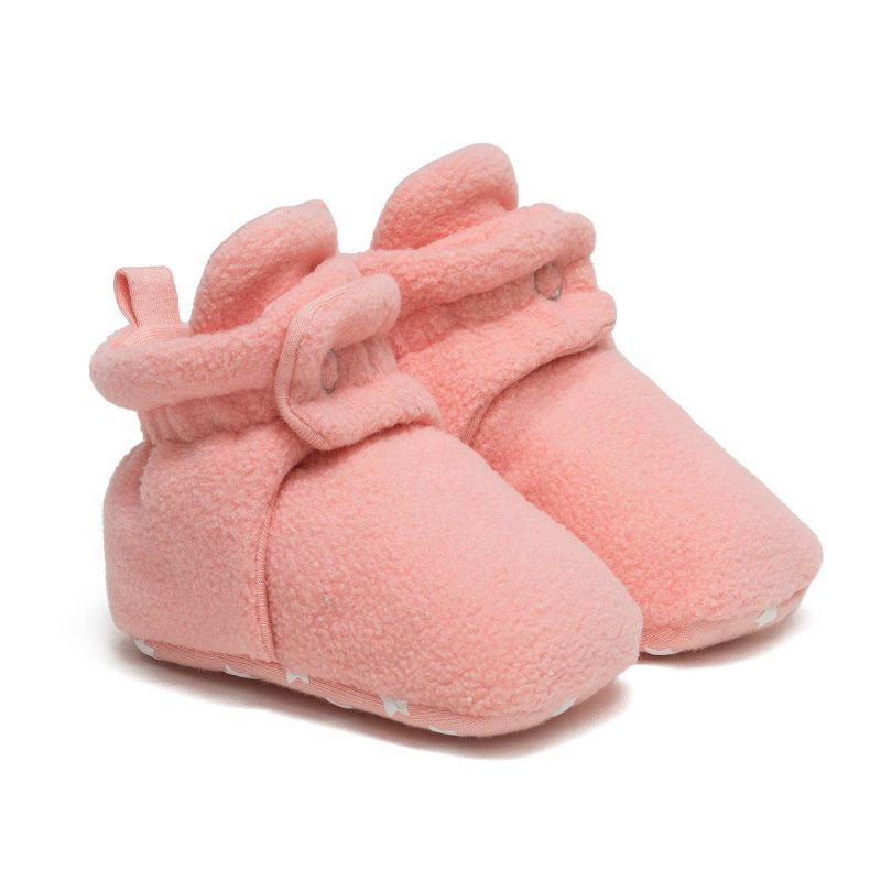 Baby Ro+Me by Robeez Bootie Slippers - Pink | Target