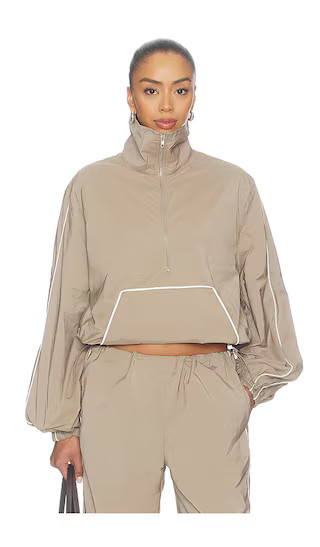 SNDYS Arden Windbreaker in Brown. - size XL | Revolve Clothing (Global)