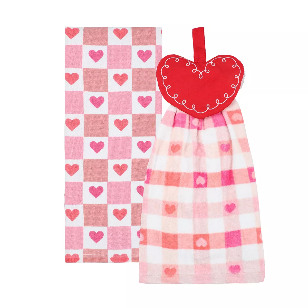 Celebrate Together™ Valentine's Day Heart Tie Top 2-pc. Kitchen Towel Set | Kohl's