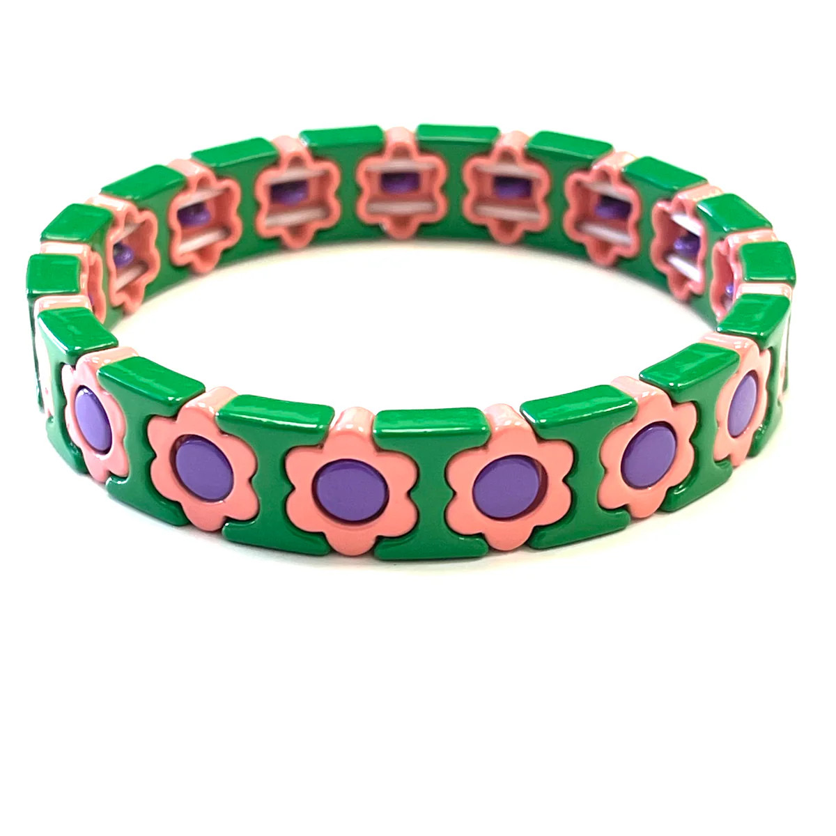Daisy Bracelet Kelly Purple | Caryn Lawn