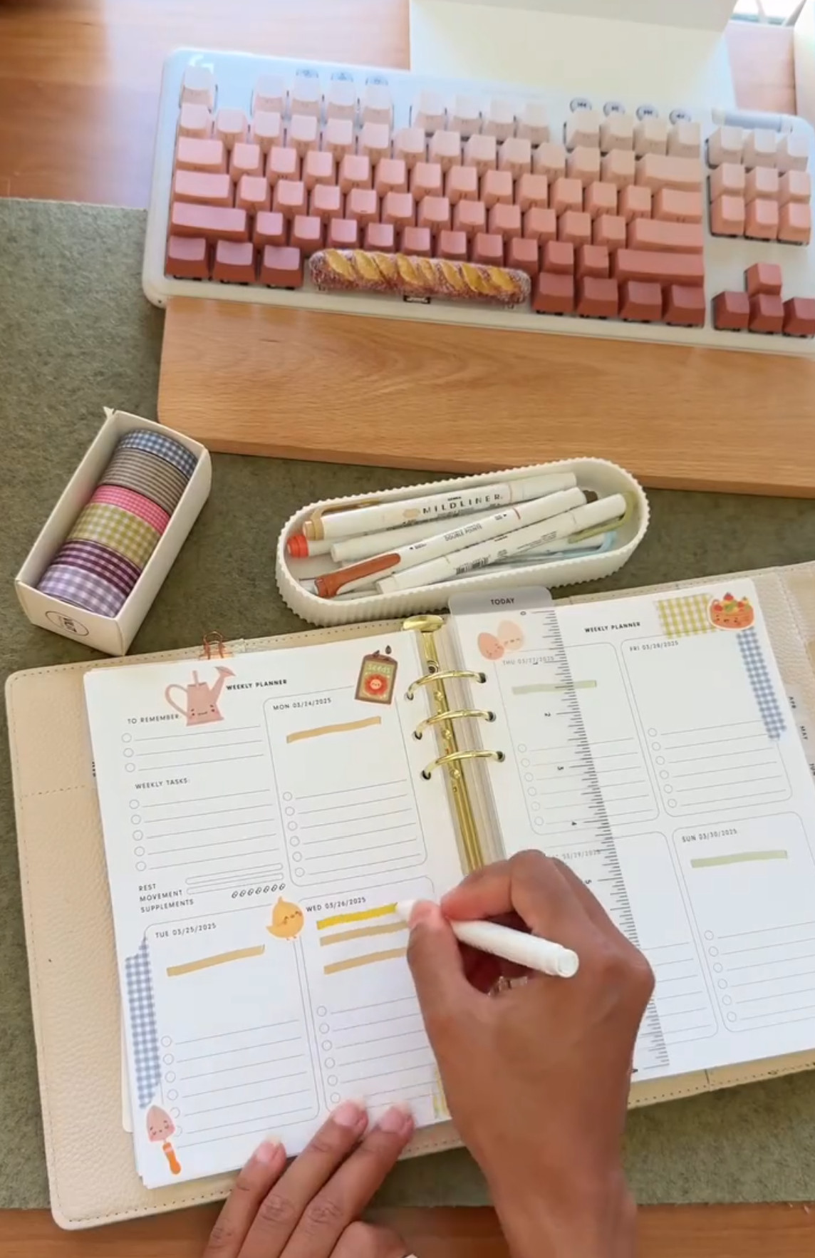 cozy stationery finds that are perfect for making a planner cute 🌼🤎 #stationery #planner #work #office #pens #cozy #hobbies #scrapbook 

 #LTKselfcare #LTKHome
