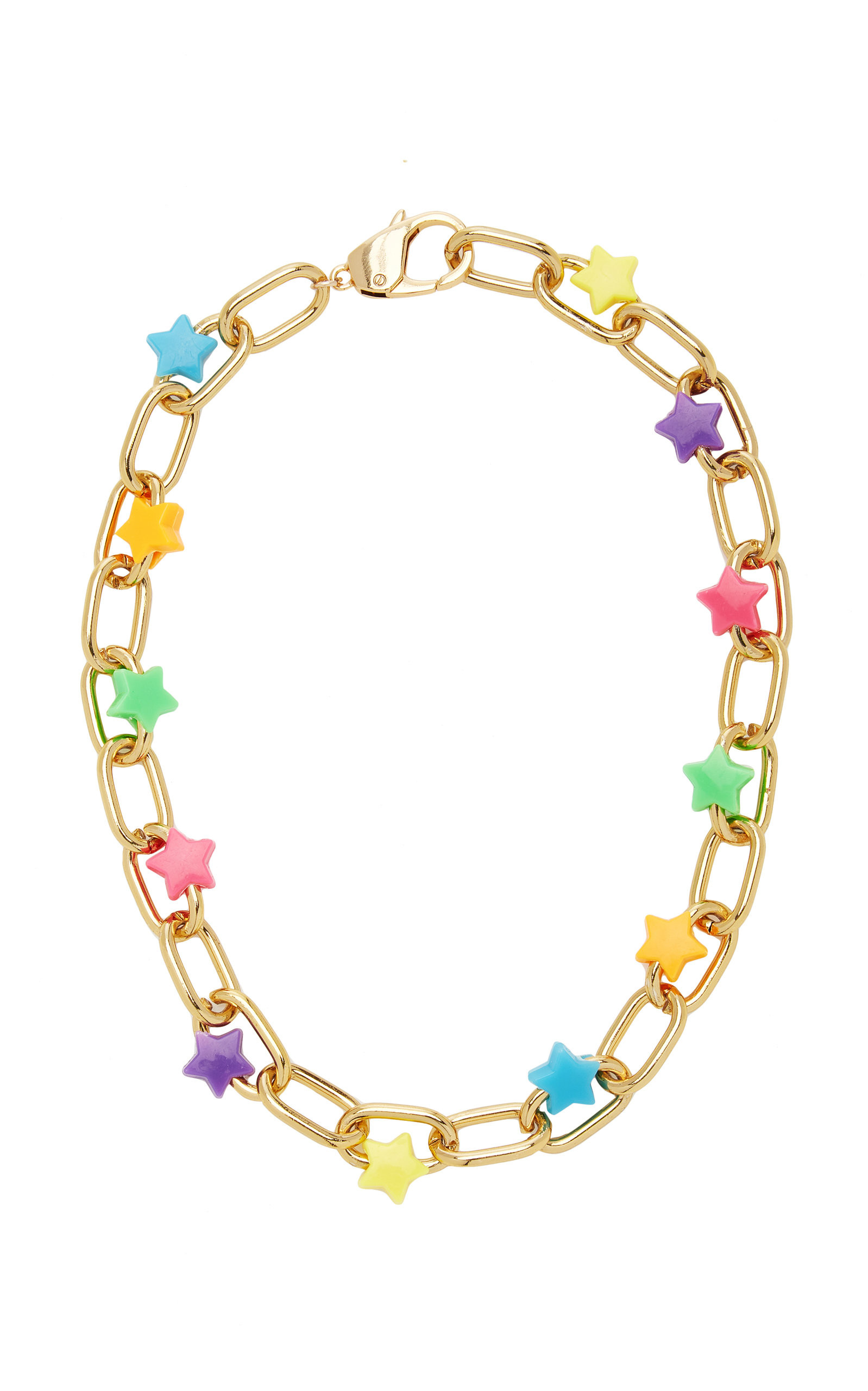 Emmie Beaded Gold-Plated Chain Necklace | Moda Operandi (Global)