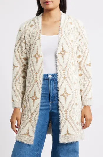 Pattern Eyelash Cardigan | Nordstrom
