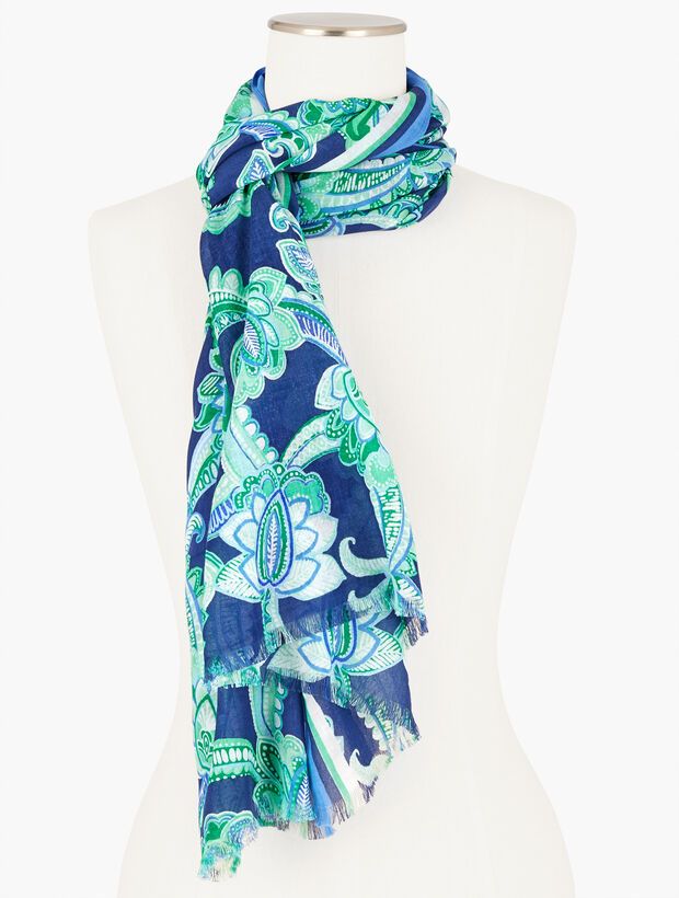 Charming Floral Oblong Scarf | Talbots