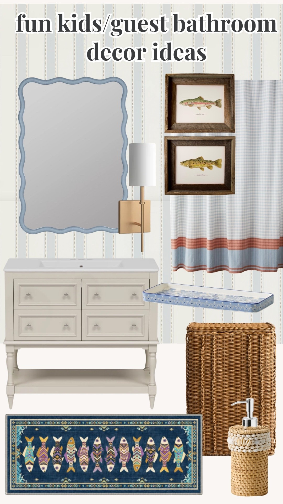 coastal kids bathroom, coastal kids bathroom decor, fun kids bathroom, coastal bathroom decor, kids bathroom ideas, beachy kids bathroom, coastal home decor, playful bathroom decor, kids bathroom inspiration, nautical bathroom decor, beach themed bathroom, colorful kids bathroom, coastal interior design, kid friendly bathroom, bathroom organization, kids bathroom accessories, coastal style home, beach house bathroom, fun bathroom decor, kids home decor