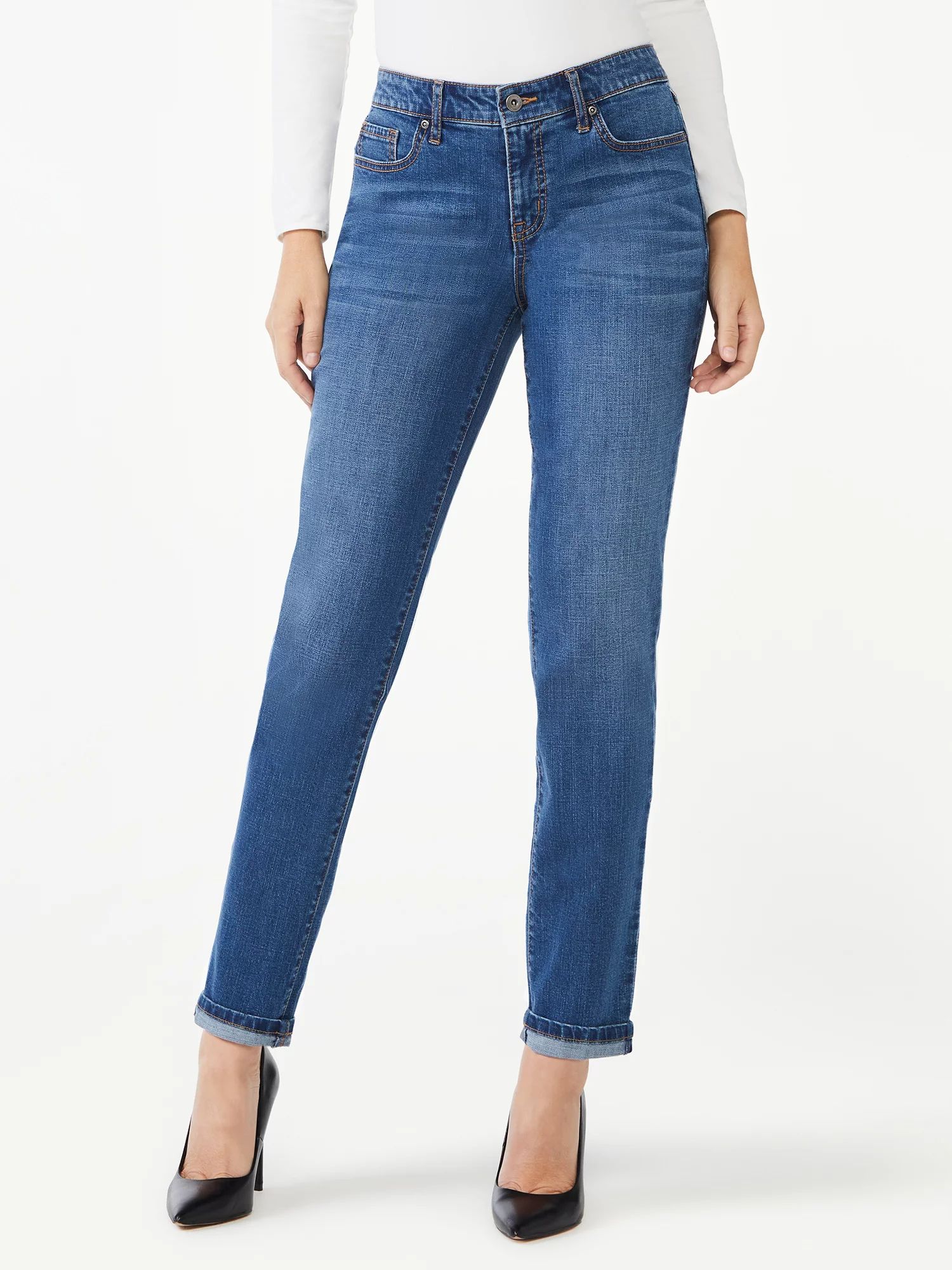 Sofia Jeans by Sofia Vergara Women's Bagi Boyfriend Jeans - Walmart.com | Walmart (US)