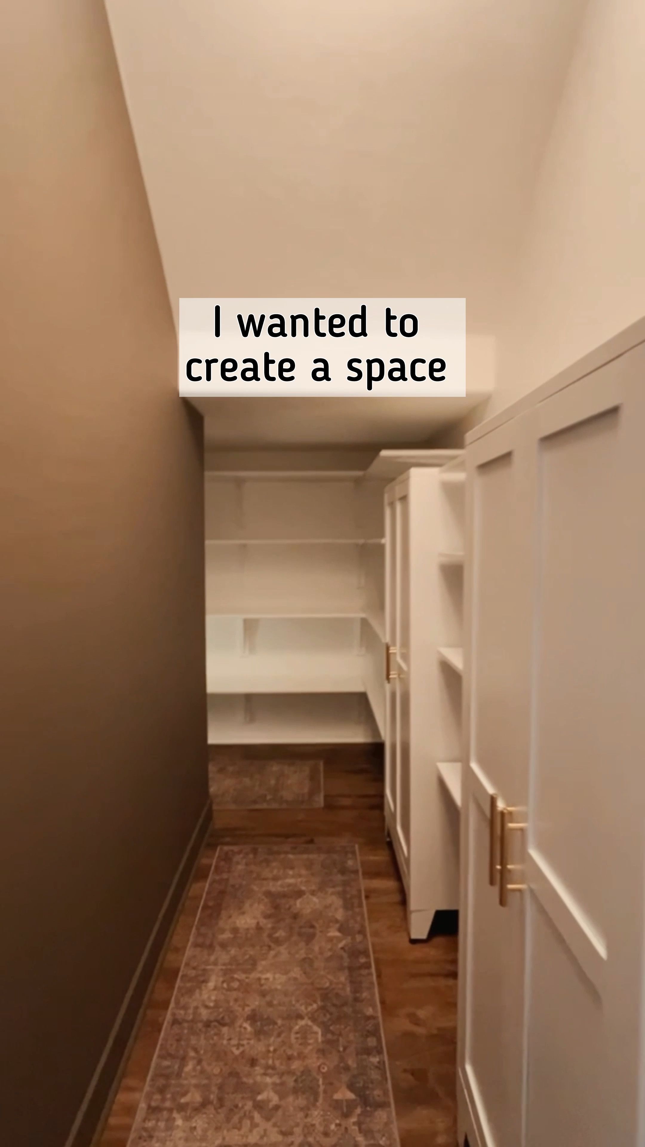 Closet organization, vintage style rug, white storage cabinets, shelving 

#LTKHome #LTKFindsUnder100 #LTKStyleTip