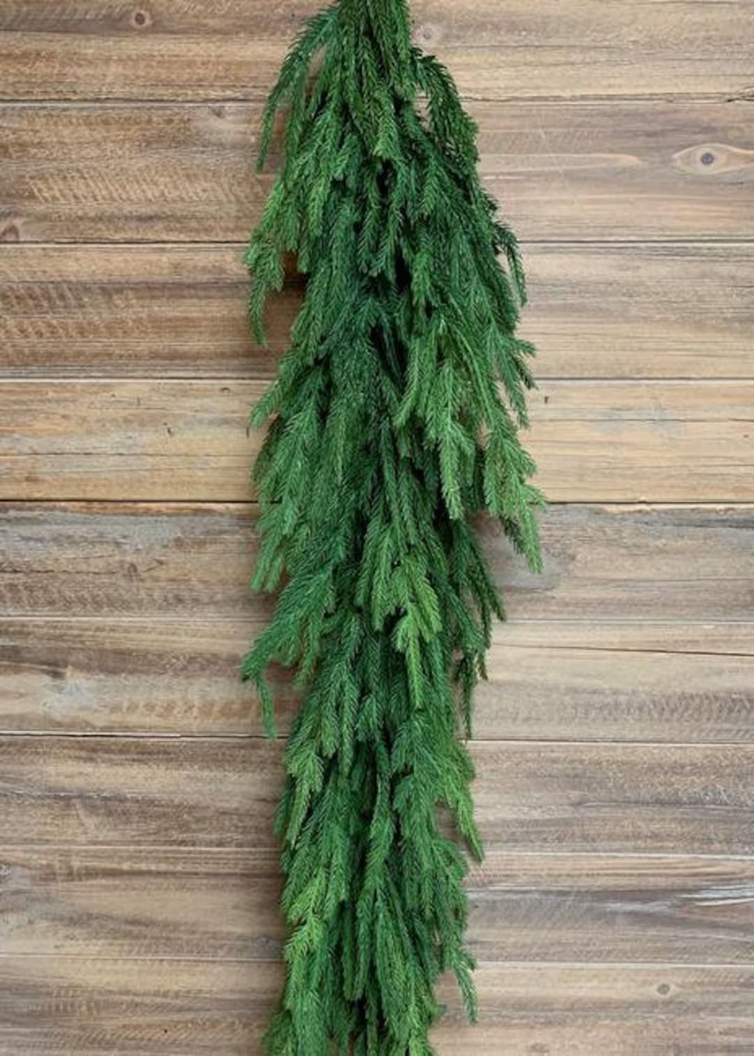 32" Real Touch Norfolk Garland/ Faux Garlands/Vines/Greenery/Wedding Centerpieces/Home Decor/Faux... | Etsy (US)