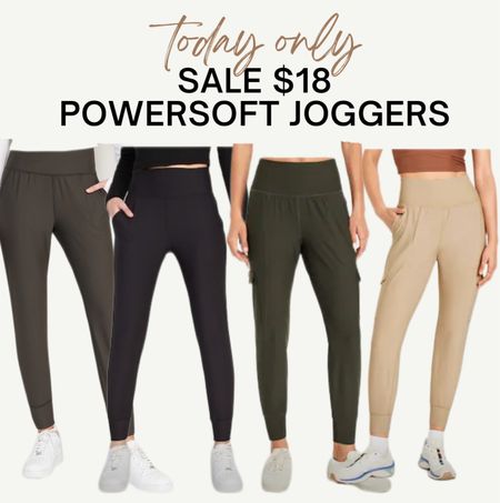 Today only sale $18 Powersoft joggers at old navy! 

#LTKfindsunder50 #LTKstyletip #LTKsalealert