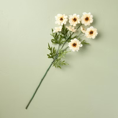 25" Faux Cream Daisy Flower Stem - Hearth & Hand™ with MagnoliaThis item is not ava... | Target
