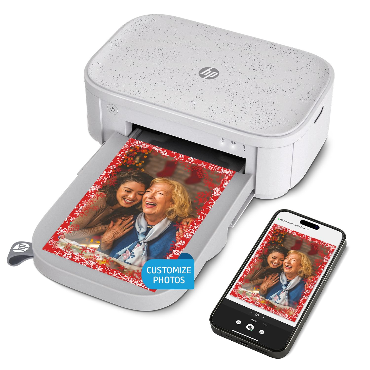 HP Sprocket Studio Plus 4x6" Wireless Instant Photo Printer – Wi-Fi, Premium Dye Sublimation, C... | Amazon (US)
