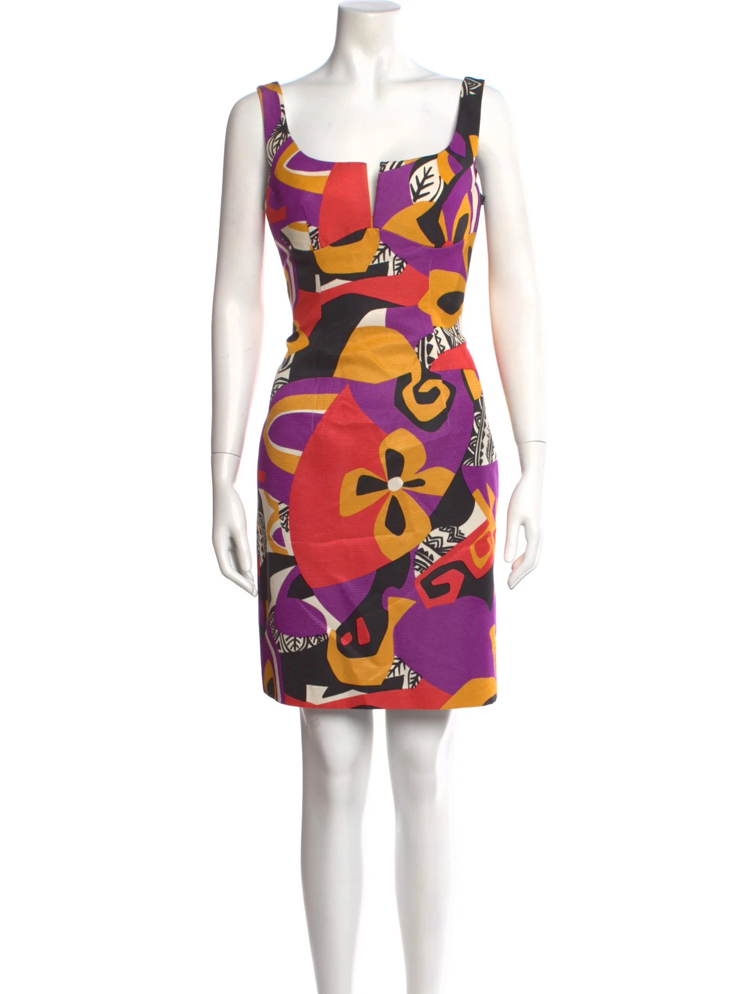 Moschino Printed Mini Dress - Dresses, Clothing - MOS93408 | The RealReal | The RealReal