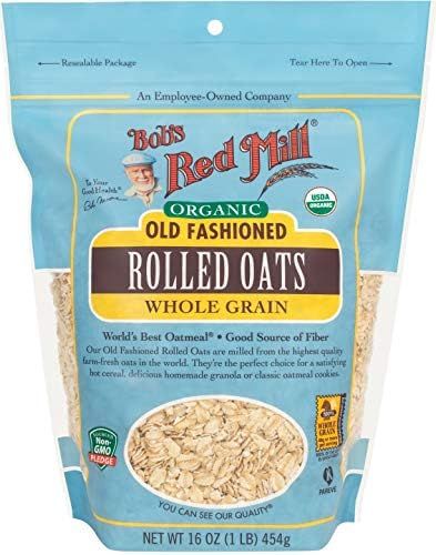 Bob's Red Mill Organic Oats Rolled Regular, 16 Ounce | Amazon (US)