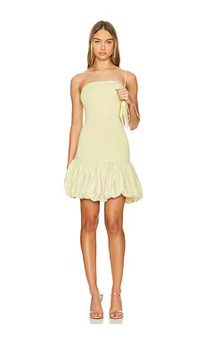 Belle The Label Misena Mini Dress in Banana from Revolve.com | Revolve Clothing (Global)