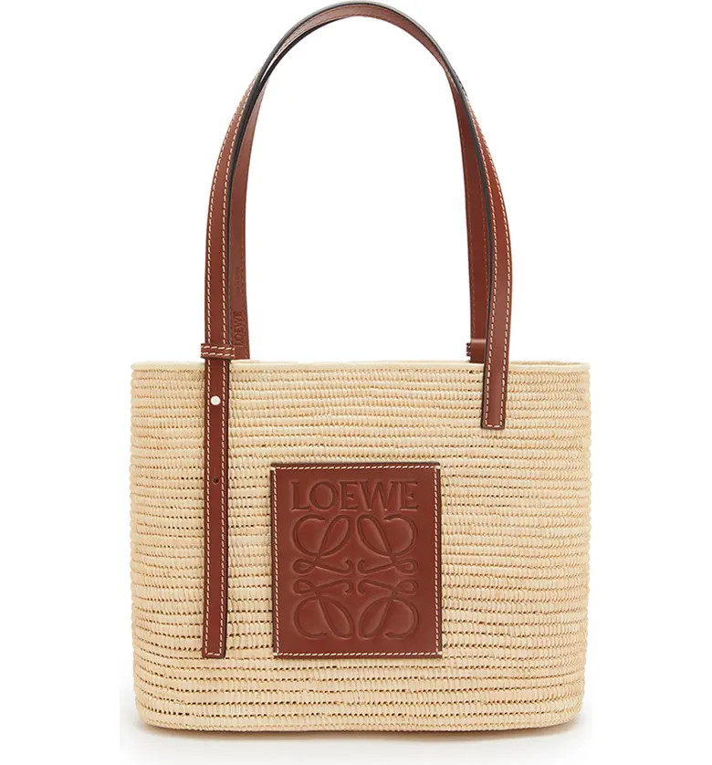 Loewe x Paula's Ibiza Small Raffia Square Bag | Nordstrom | Nordstrom