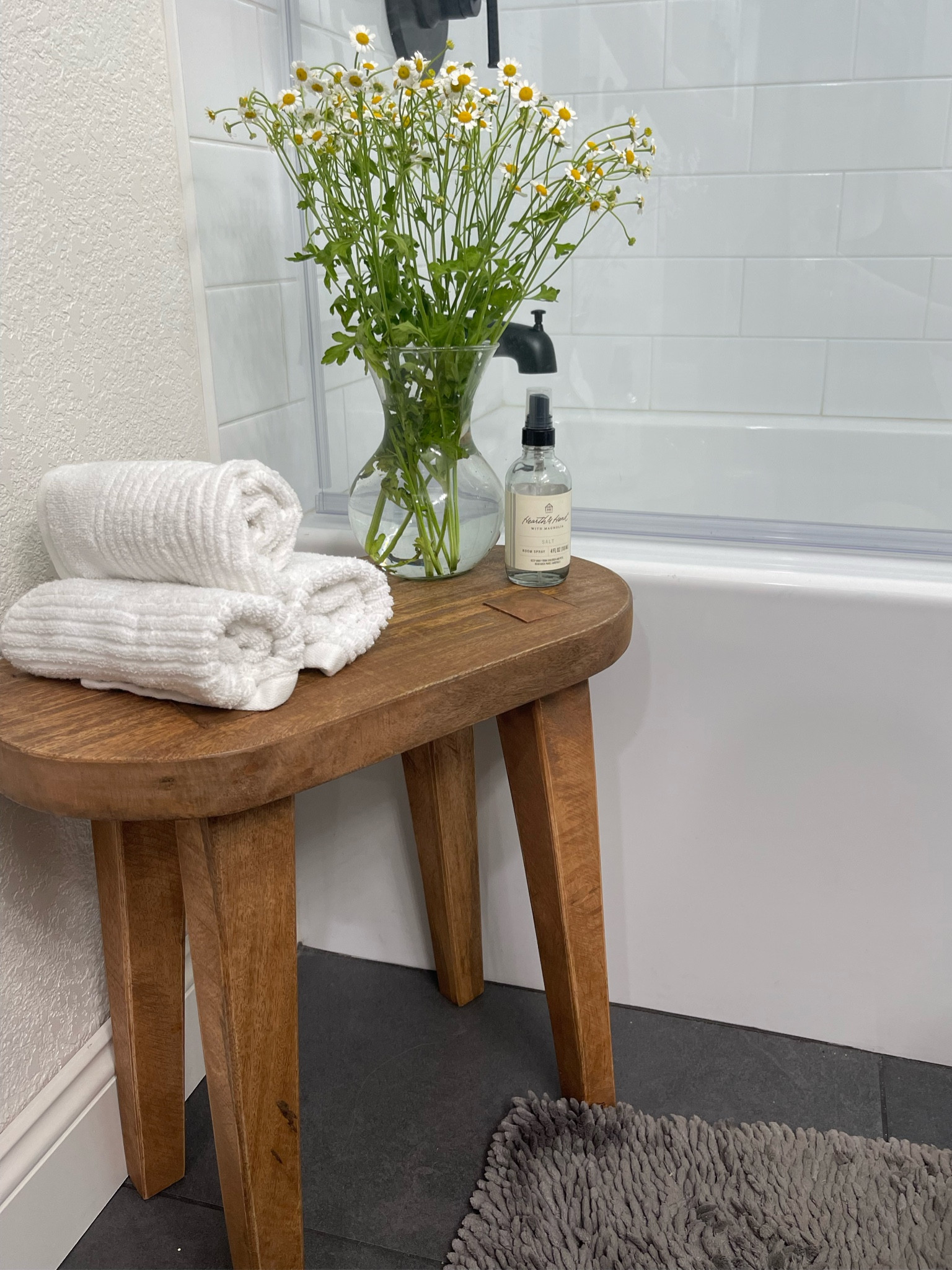 The cutest small wood table! So versatile. Check in stores 😍 plus my favorite room spray and scent! 

#LTKfindsunder100 #LTKhome