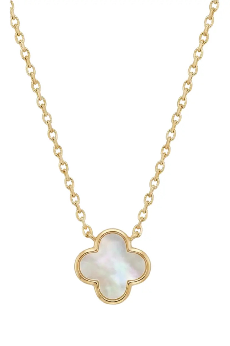 Mother-of-Pearl Clover Pendant Necklace (Women) | Nordstrom | Nordstrom