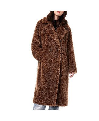 Women's Long Faux Fur Coat | Macy's